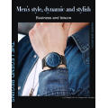 Reloj deportivo de moda para hombre de la marca OLEVS, reloj de cuarzo con fecha automática y luminosa de lujo, reloj con banda de malla, relojes con logotipo propio